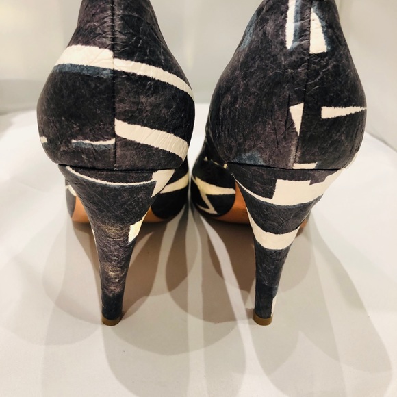 MM6 MAISON MARTIN MARGIELA Blue Navy Pumps IT 40 (appx US 9.5/10 - Picture 8 of 10